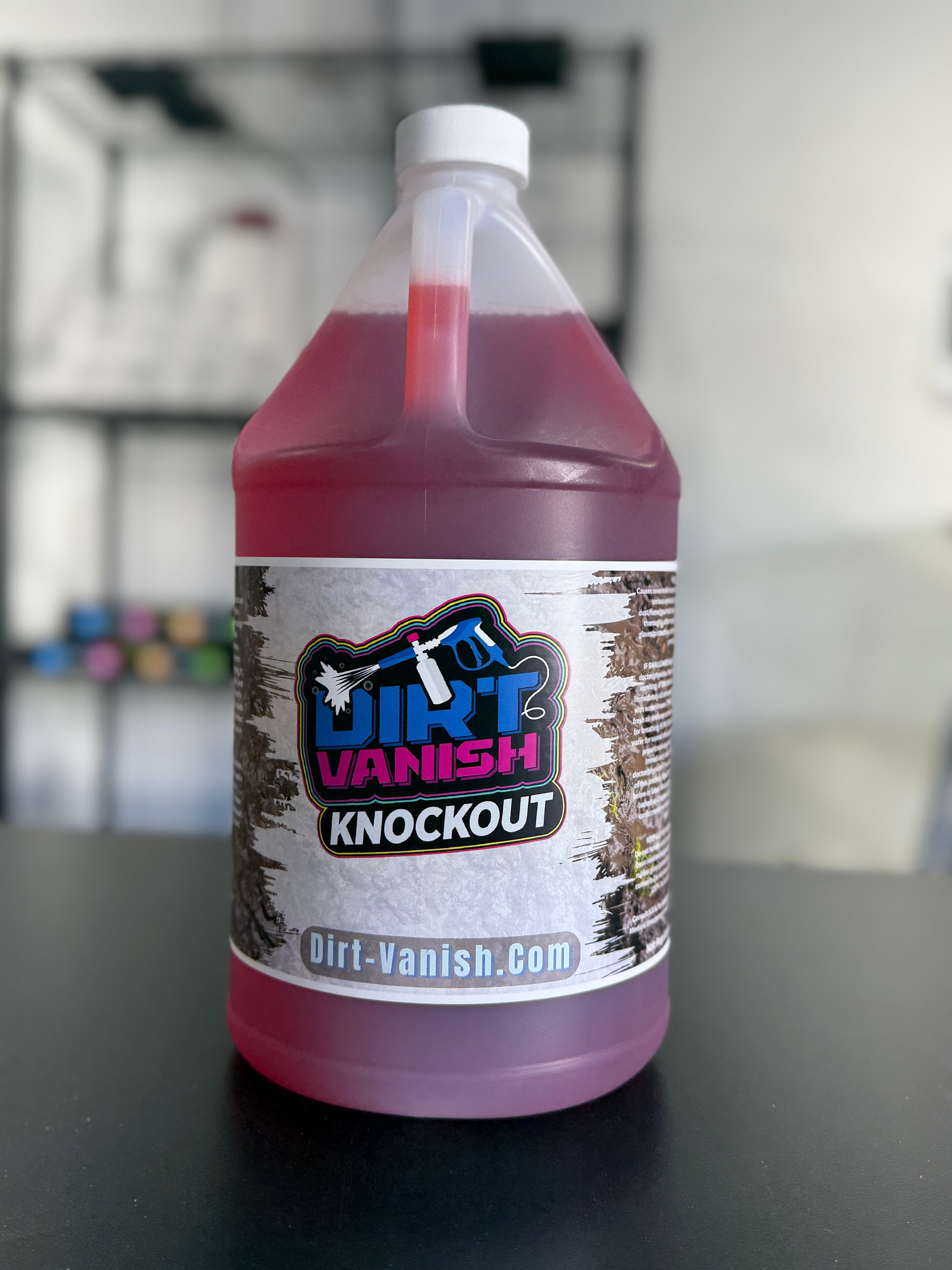 Dirt Vanish’s Knockout – High-Foaming Off-Road Cleaner 1 Gallon Bottle