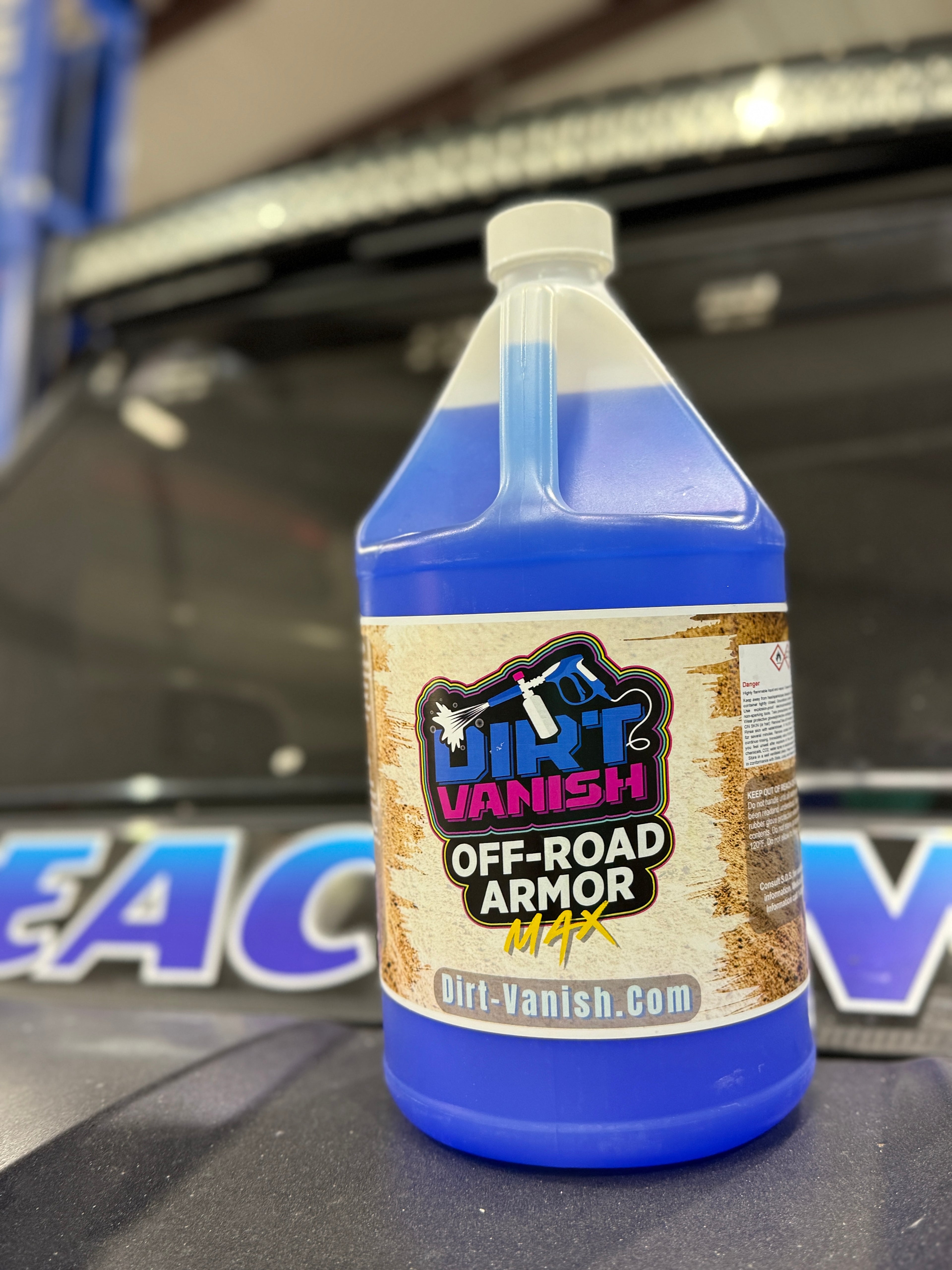 Dirt Vanish Off-Road Armor MAX 1 Gallon – Shine & Protection for Hardworking Machines