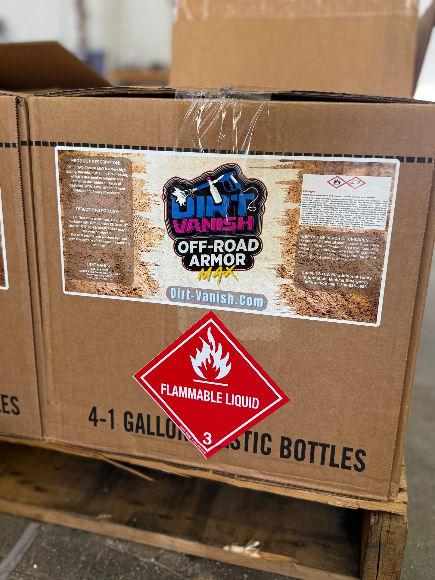 Dirt Vanish Off-Road Armor MAX Case (4 Gallons) – Shine & Protection for Hardworking Machines