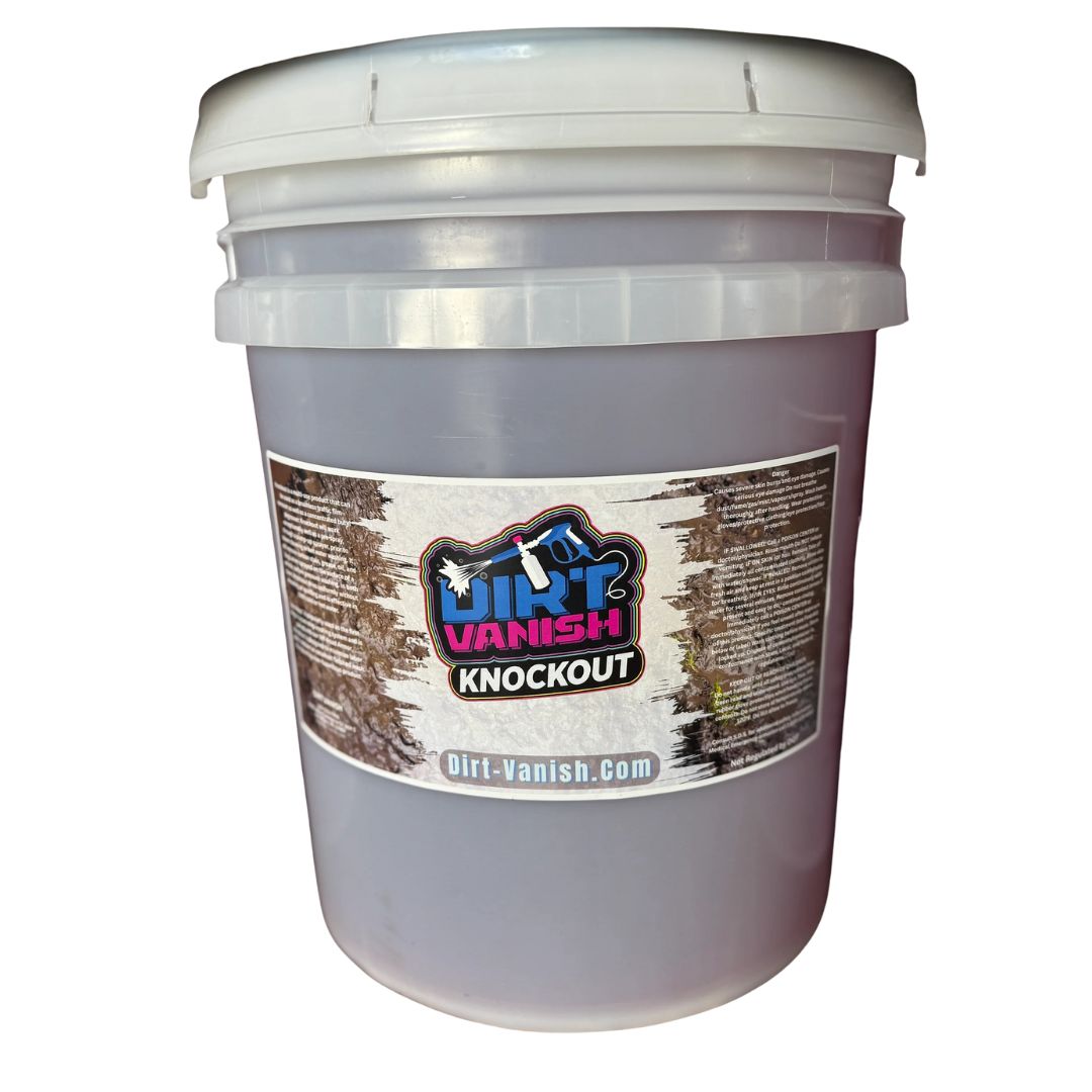 Dirt Vanish’s Knockout – High-Foaming Off-Road Cleaner 5 Gallon Pail