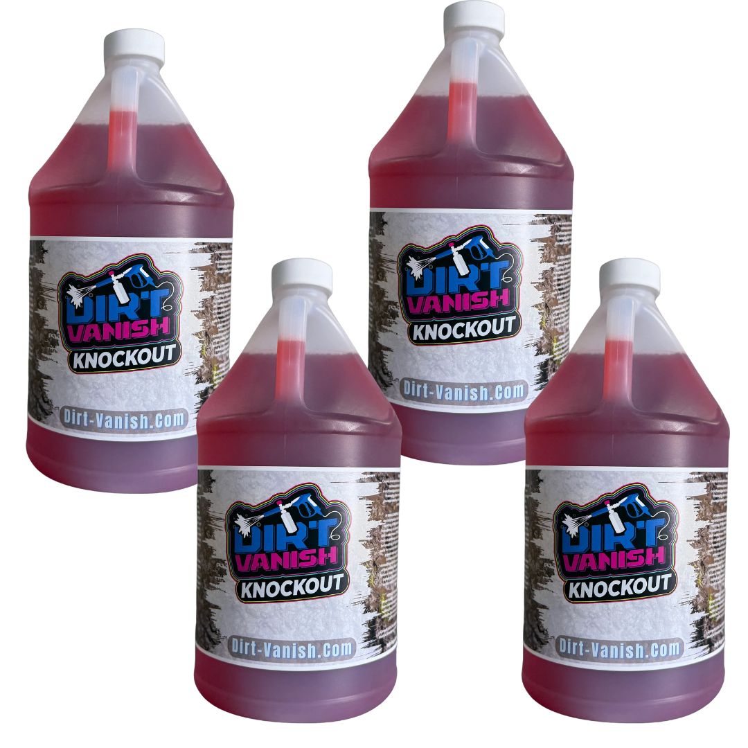Dirt Vanish’s Knockout – High-Foaming Off-Road Cleaner Case (4 Gallons)