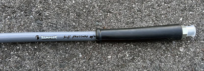 RAMPAGE 🦍  Smooth/Non Marking Gray 3/8" Single Wire 4300 PSI High Pressure Hose